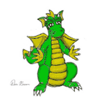 Little dragon character