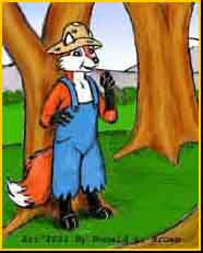 Sidney Fox leans against a tree.