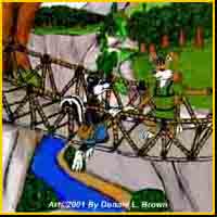 Chip rescues Mac from falling.