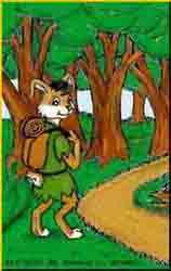 Chip checks to see if he left anything.