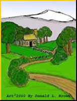 View of the valley from the path.